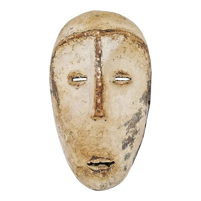 Vintage Mid 20th Century Wood Lega Mask For Sale