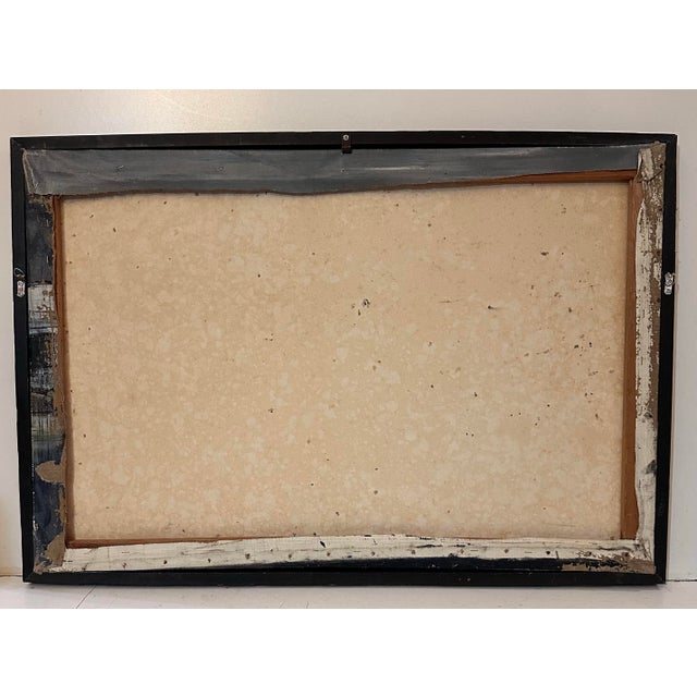 Mid-Century Style Waterside Painting For Sale - Image 11 of 11