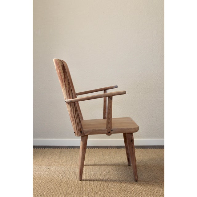 1940s wedish Pine Armchair by Göran Malmvall, 1940s For Sale - Image 5 of 16