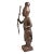 Original vintage bronze court warrior figure from the Benin Kingdom, Nigeria. This original early 1960's piece depicts the...
