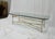 Mid 20th Century Brass Chrome and Glass French Coffee Table For Sale - Image 5 of 6