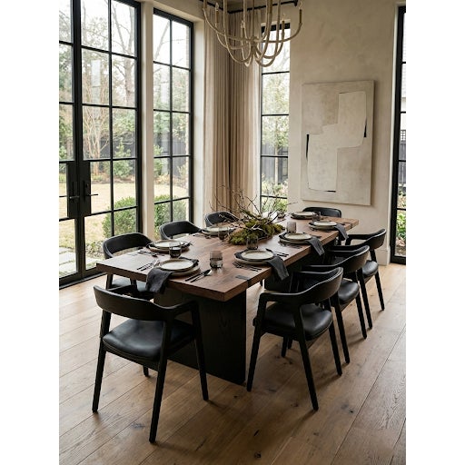 Introduce a striking architectural narrative to your dining space with "The Shadowline," a bespoke dining suite that...
