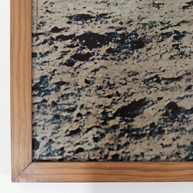 Blue Large High Resolution Print of Edwin Aldrin on the Moon, Switzerland, 1970 For Sale - Image 8 of 14