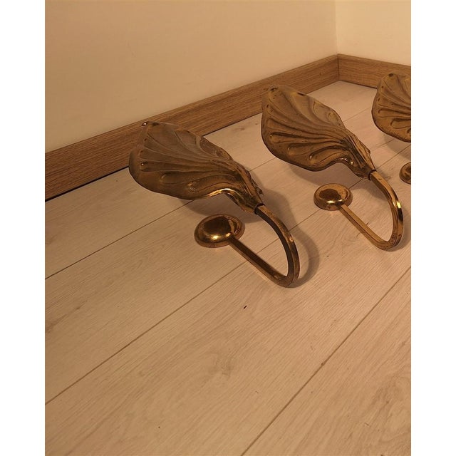 1960s Brass Leaf-Style Wall Lamps by Carlo Giorgi for Bottega Gadda, 1960s, Set of 2 For Sale - Image 5 of 8