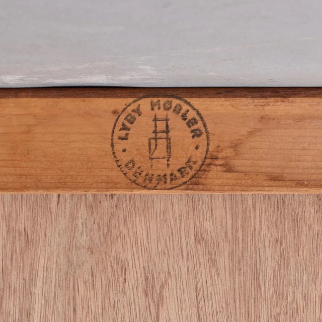 Lyby Mobler Danish Teak Wide Nightstands or Side Tables For Sale - Image 14 of 14