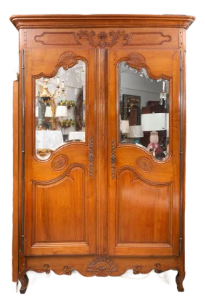 18th Century Louis XV Fruitwood Armoire