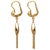 The delicate fringe on these drop earrings accentuates the curves of the ears and neck. They are romantic yet simple,...