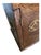 Vintage Midcentury Chinoiserie Brown Lacquer Shell Inlay Jewelry Box Cabinet For Sale - Image 15 of 15