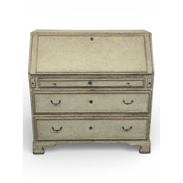 Antique Swedish Secretaire in Pine, 1830 For Sale - Image 9 of 9