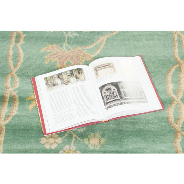 Kelly Green Contemporary Chinese Deco Style Wool Runner by Rug & Kilim, India For Sale - Image 8 of 9