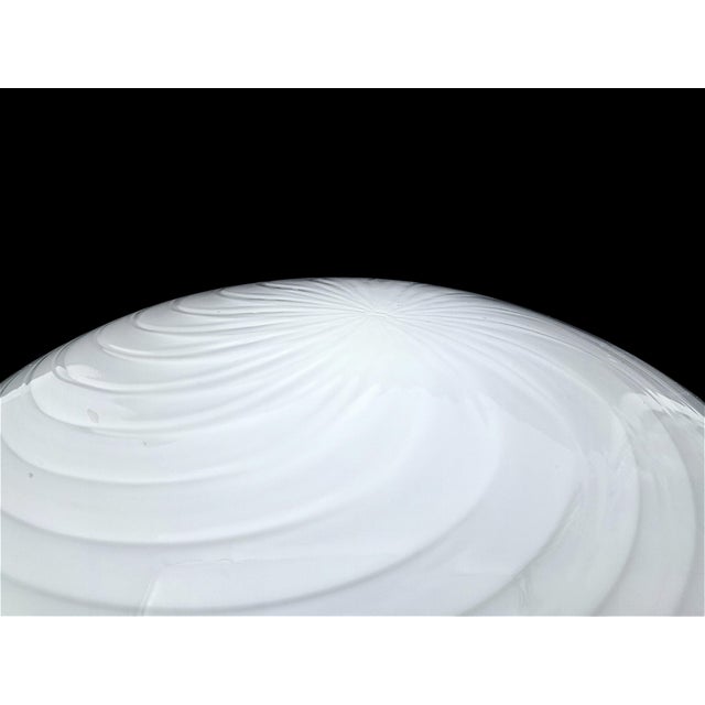 Mid-Century Modern Murano Glass Ceiling Lamp, 1980s For Sale - Image 3 of 8