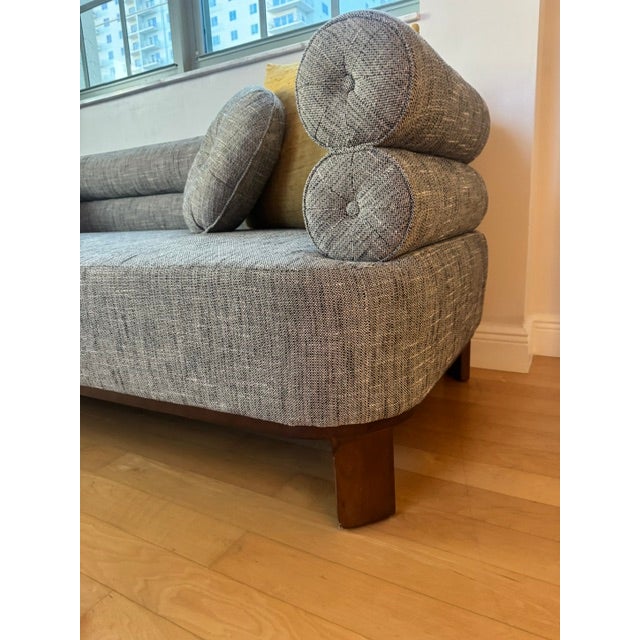 Art Deco Brigette Romanek for Mitchell Gold + Bob WIlliams Lucy Sofa For Sale - Image 3 of 6