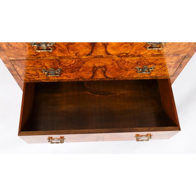 Vintage Burr Walnut Bedside Tables, Set of 2 For Sale - Image 17 of 18