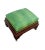 Green Large American Mahogany Veneer Stool on Celluloid Rollers, Circa 1840 For Sale - Image 8 of 10