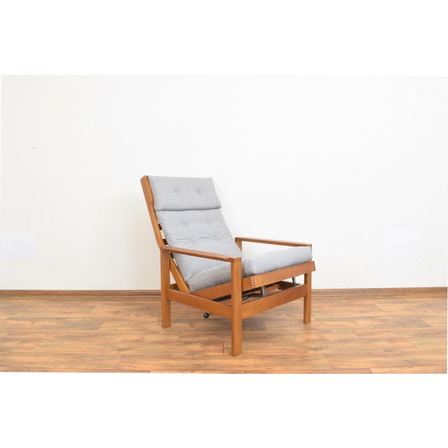 Mid-Century Modern Mid-Century Danish Oak Armchair by Leif Alring for Madsen & Schubell, 1960s For Sale - Image 3 of 15