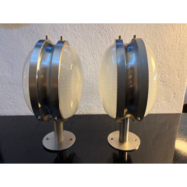 Gamma Wall Lamps by Sergio Mazza for Artemide, 1960s, Set of 2, in Flawless conditions. Designed 1960 to 1969 This piece...