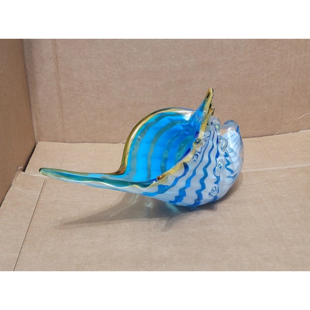 Bring the beauty of the sea into your home with this **Vintage Mid-Century Modern (MCM) Murano Style Hand-Blown Italian...