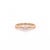 Contemporary Natural Rose Quartz Ring | Solitaire Stacking Ring | Pink Gemstone Ring | 18k Gold Plated Minimalist Ring Us 7 For Sale - Image 3 of 3