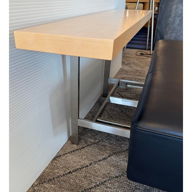 Black Rolf Benz Dono Leather Seat With Back Shelf For Sale - Image 8 of 16