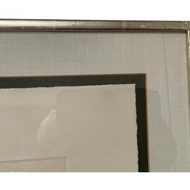 1980s Vintage Ronald Davis “Rotation-Tilt” Limited Edition Geometric Print Signed Ltd. Ed. 10/34 Usa 1980 For Sale - Image 5 of 8