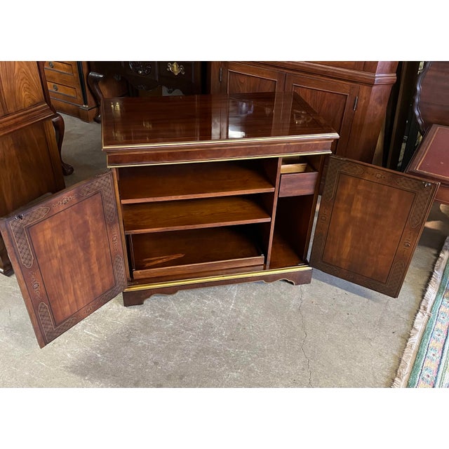 Wood 1980s Drexel Heritage "Et Cetera" Cabinet For Sale - Image 7 of 13