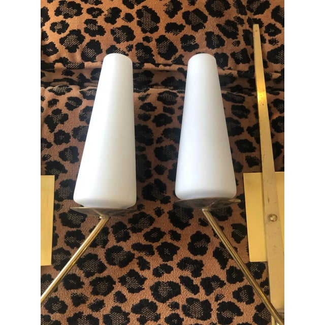 Maison Arlus Pair of Mid Century Maison ArlusSconces, Circa 1950 For Sale - Image 4 of 12
