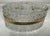 Glass Vintage Cut Crystal Hinged Jewelry Box With Gold Tone Ormolu Mount For Sale - Image 7 of 10