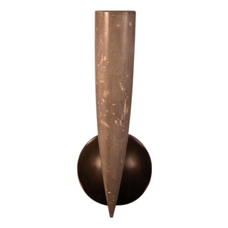 Silvestrin Amphora in Jurassic Fossil Stone by Nerinea For Sale
