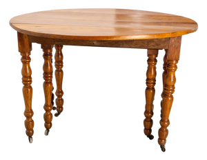 Mid 19th Century Louis Philippe French Cherrywood Dining Extending Table