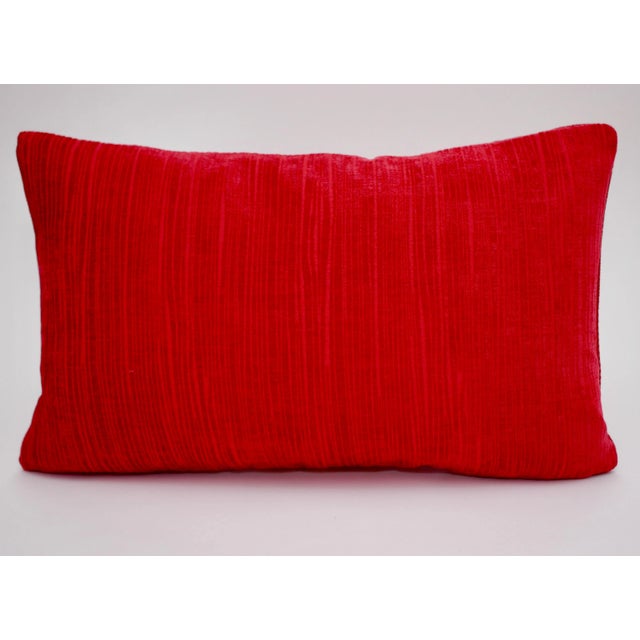 2020s Chivasso "Nourish" 20" X 12" Cut Velvet Lumbar Pillow For Sale - Image 5 of 5