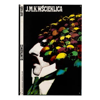 J.M.K. Wscieklica Theater Poster from Roman Cieslewicz, 1985 For Sale