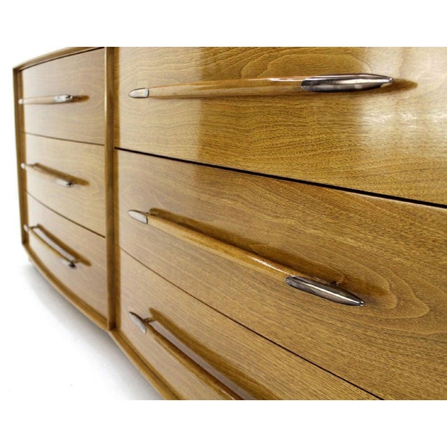 Brown Gibbings Widdicomb Mid Century Modern Dresser Credenza Light Walnut For Sale - Image 8 of 10