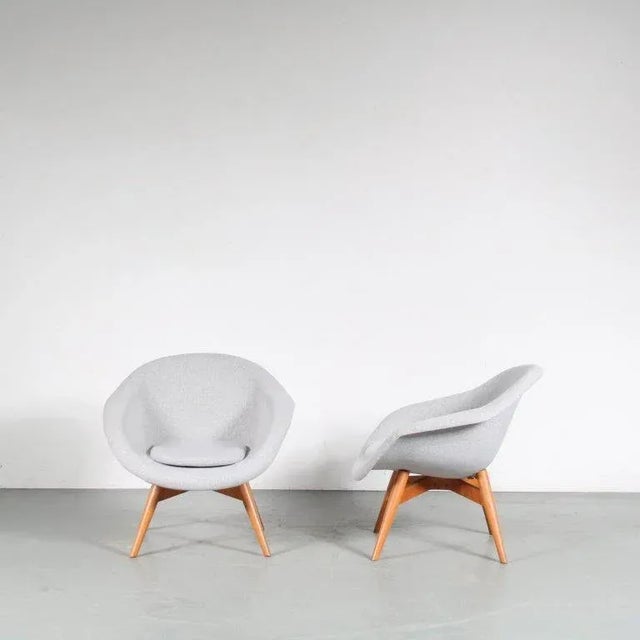 Set of Czech Lounge Chairs by Frantisek Jirak, 1950s For Sale - Image 6 of 13
