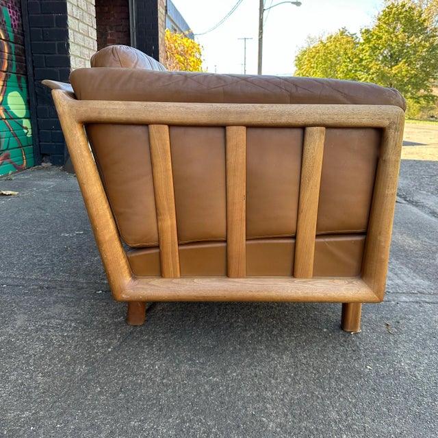 Wood Rare “Roma” Sofa by Åke Nilsson for Dux, Sweden, C. 1960s For Sale - Image 7 of 11