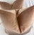 Custom pair of 22" pillows covered in a soft velvet in a pale sienna color. This velvet has a slight sheen. These pillows...