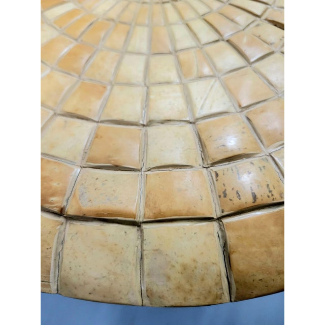1990s Vintage Maitland Smith Tesselated Tile Encrusted Round Side Occasional Table For Sale - Image 5 of 12