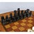 Hand Made Chess and Cribbage Live Edge Game Table on Tree Stump With Pieces For Sale - Image 11 of 17