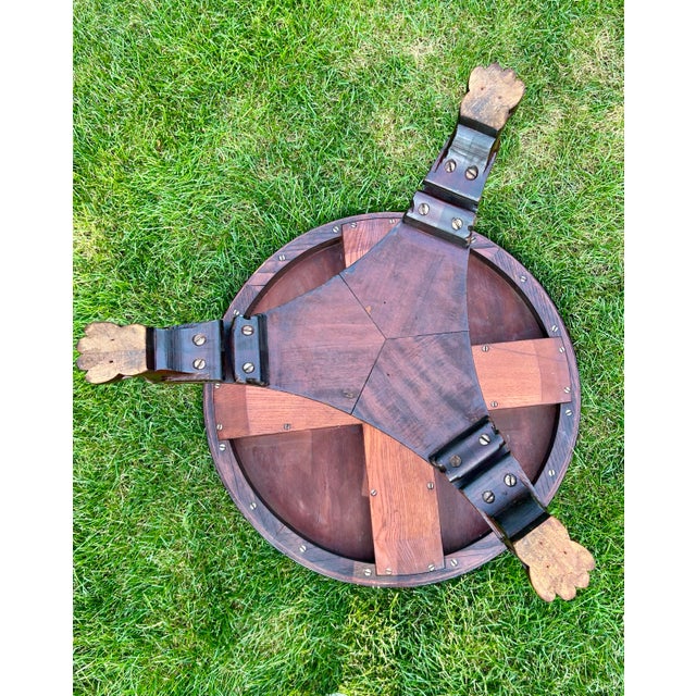 Auburn Antique, Mahogany, English, Pedestal Table, With Carved, Claw Feet, Late 19th Century For Sale - Image 8 of 11