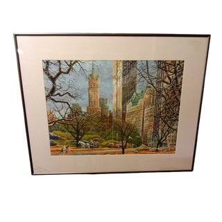 1980s Michael J. Leu Limited Edition Lithograph For Sale