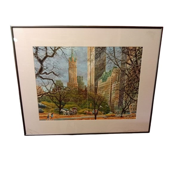1980s Michael J. Leu Limited Edition Lithograph For Sale