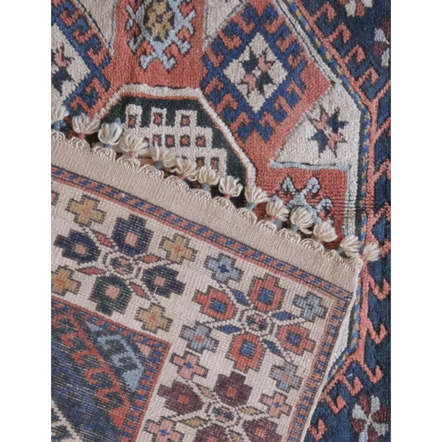 1960's Persian Wool Rug - 6.9 X 4.9 Ft For Sale In Cleveland - Image 6 of 9