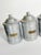 Metal Provincial French Aluminium Kitchen Canisters, 1950s, Set of 6 For Sale - Image 7 of 17
