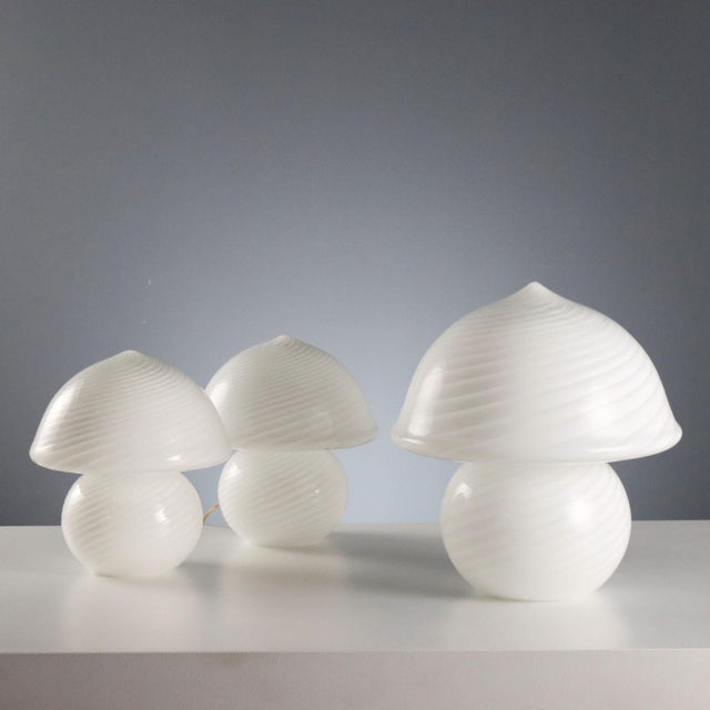Murano Glass Table Lamps, Set of 3 For Sale - Image 5 of 11