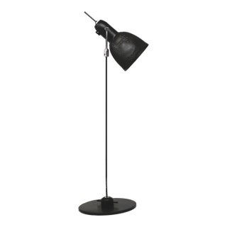 Post Modern Hengchang Black Mesh Caged Desk Table Lamp For Sale