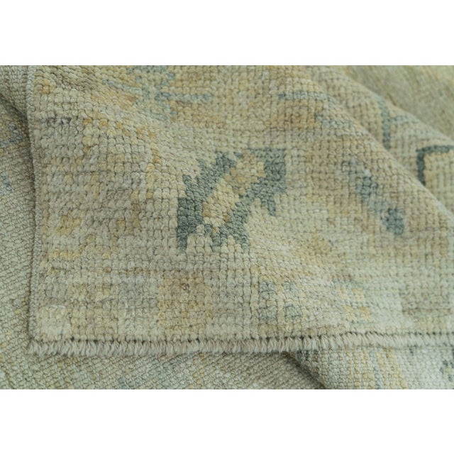 Turkish Oushak Rug 2'10" x 10'5" #19270 For Sale In Houston - Image 6 of 8