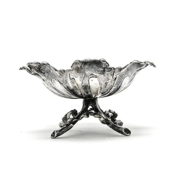 Metal German Art Nouveau Bowl, 1900s For Sale - Image 7 of 12