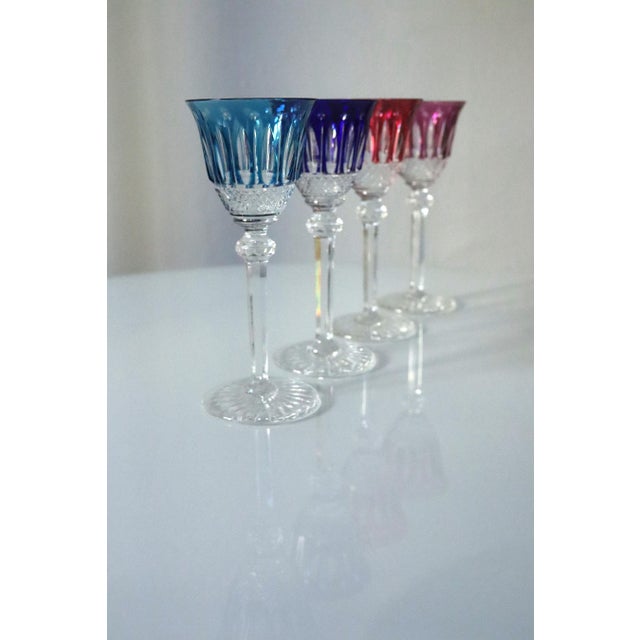 Crystal Tommy Glasses from Saint-Louis, 1930s, Set of 6 For Sale - Image 17 of 18