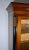English Regency Mahogany Bookcase China Cabinet With Brass Lattice Doors For Sale - Image 10 of 12