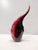 Vintage Black and Red Blown Murano Glass Fish, 1980s For Sale - Image 7 of 15