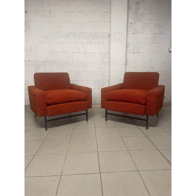 1960s Set of Iron and Fabric Armchairs, 1960s For Sale - Image 5 of 18